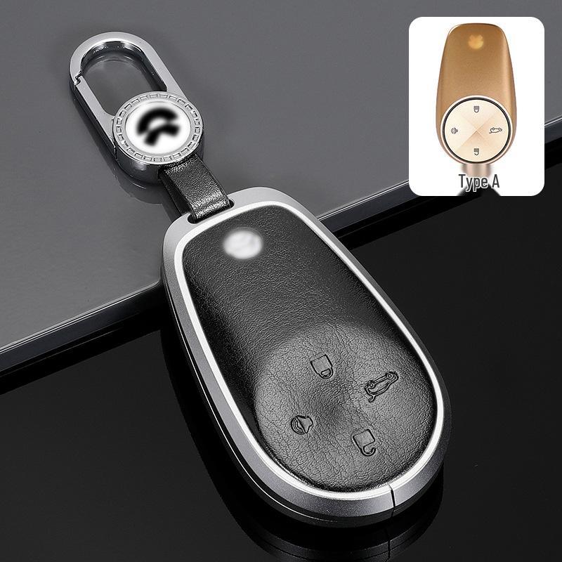 NIO ES6/ET7/ES8/ES7/EC6 Car Key Case - 2022 Model, Protective Shell with Buckle