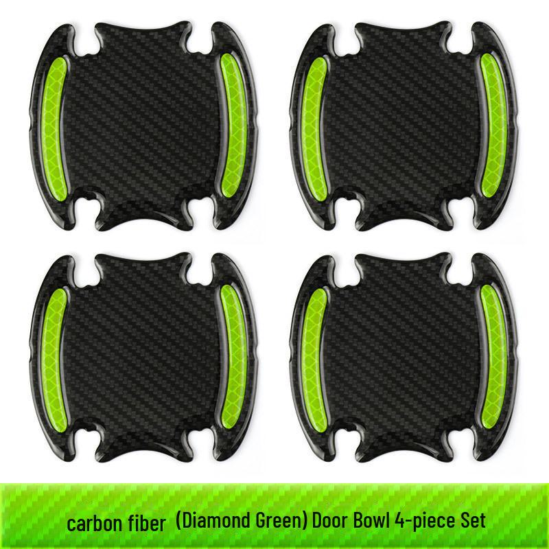 Backspegel Nattsäkerhet Reflekterande Repskyddande Personlig Bildekal