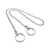 Bath Stopper Chain, 74cm Long, 4.5mm Ball Diameter, 304 Stainless Steel, Double Link, for Rubber Stoppers, Repair Parts, for Unit Baths, Bathrooms, Si