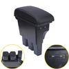 Car Center Armrest Box Assembly Storage Box with USB Ports for Suzuki Jimny 2019-2023 JB74 Retrofit Parts Interior Accessory