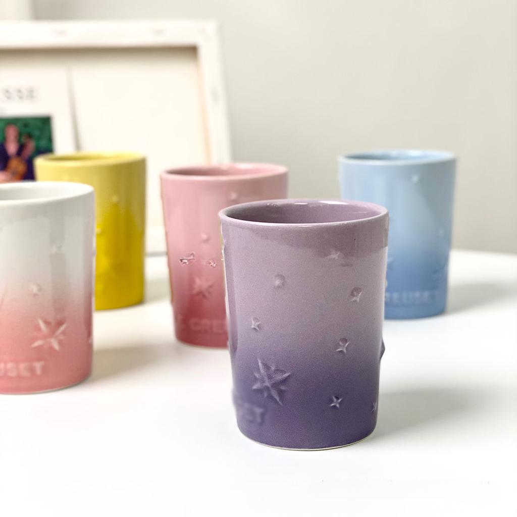 Star Mug, High-temperature Resistant, Portable Cup, Household Ceramic, High Aesthetic Value,Small Fresh Drinkware Coffee Cups