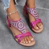 fashion Shoes for Women 2024 Plus Size Basic Women's Sandals Casual Daily Sandals Women Crystal Elastic Band Wedge Fashion Shoes Female