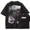Life Is Strange Game T-shirt Vintage Washed Y2K Aesthetic Unisex Oversized Short Sleeve Summer Cotton Retro Streetwear Hot Sale