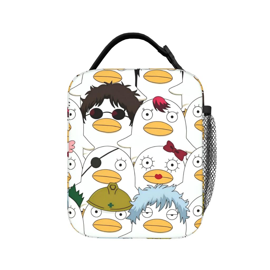 Gintoki's Chaos Yorozuya Insulated Lunch Bag Cooler Bag Reusable,Meal Container Gintama Leakproof Lunch Box Tote Food Bag