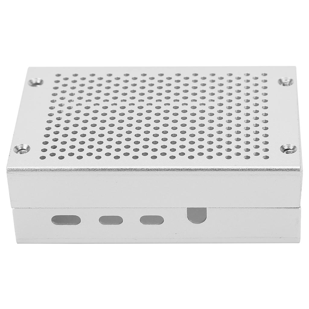 Cooling Shell Aluminum Alloy Heat Dissipation Enclosure with Fan for Raspberry Pi 4 Model B