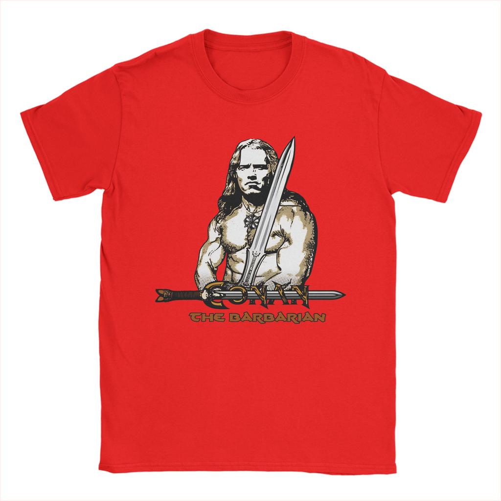 Conan The Barbarian T Shirt Unisex Cotton Funny TShirts O Neck  Tees Short Sleeve Clothing Gift Idea
