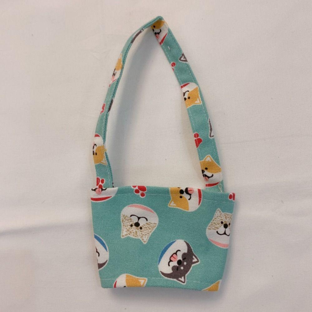 Handheld Water Bottle Carry Bag Cartoon Printing Cup Sleeve Portable Water Cup Pouch  Children