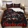 Slipknot Band Art Set Threepiece Set 1 Duvet Cover 2 Pillowcase Without Core Bedding Set Christmas Birthday Gift Soft And Comfortable