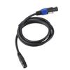 Speaker Female to XLR 3Pin Male Cable Professional Speaker Extension Cable for Stage Speaker High Power Loudspeaker Mic
