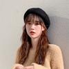 Plush Women Wool Berets Cloud Artist Hat Vintage Painter Caps  Ladies