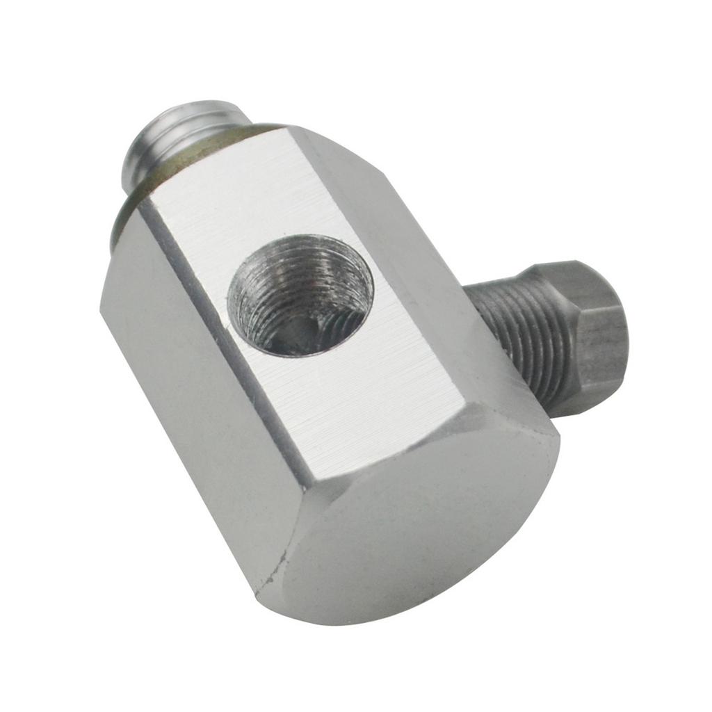 M12x1.5 Adapter Mechanical Oil Pressure  Gauge Aluminum Alloy Oil Pressure  Tee Adapter for Auto Oil Pressure 