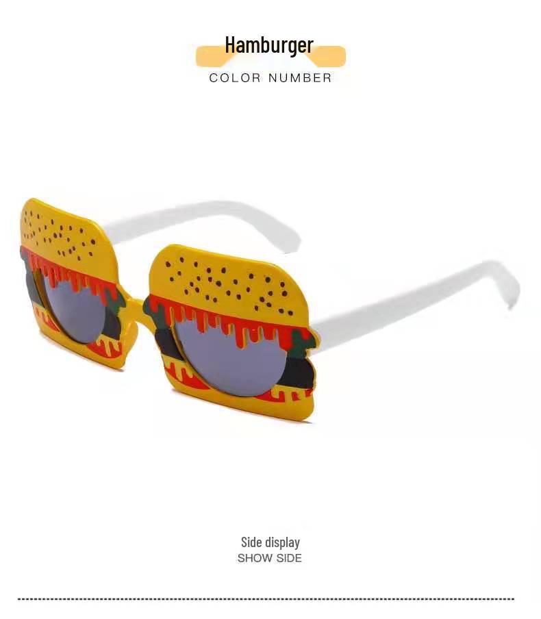 Kreative Geburtstags-Maskenball-Sonnenbrillen für Fotos - Lustige Sandburgen-Partybrillen, Neue Internet-Berühmtheiten Cool Shades