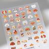 TENSOR Cute Dog Gold Frosted Nail Stickers M-821 Series, Self-Adhesive