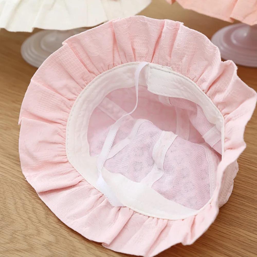 Cute Princess Baby Sun Hats Ruffle Baby Hat Summer UV Protection Fisherman Cap