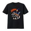 Cartoonové tričko Road Runner Oranžové s designem Hot Rod auta pro pánskou módu vintage Vyprané Prodyšné Stylové Streetwear móda