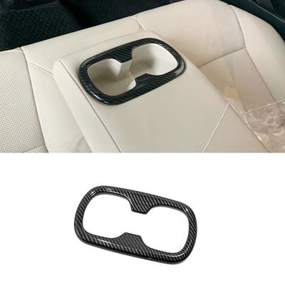 ABS Matte/Carbon Fibre For Toyota Corolla Sedan   Car Accessories Rear Water Cup Frame Cover Trim Car Sticker