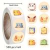 500Pcs  Roll Stickers Cartoon Graffiti PVC Decals for Guitar Speaker Skateboard Laptop Stationery Seal Decoration