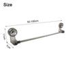 Adjustable Towel Holder Suction Cup Towel Bar Stainless Steel Accents