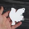 Flexible Silicone Doves Hanging Pendant Molds Hanging Ornament Mold Suitable for Craft Baking Party Decors and Holiday Present