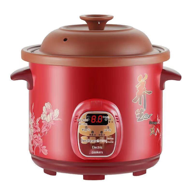 Умный керамический многофункциональный электрический горшок для тушения