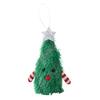 Holiday Decor Christmas Ornament Fluffy Light-up Christmas Tree Doll Ornament for Hotel Window Decor Stuffed Xmas Tree Gnome Elf