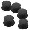 5 Pcs Cooking Utensils Silicone Lid Handle Pans Universal for Pots Iron Replacement Knobs