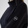 Goxo Mock Neck Long Sleeve Black Heart Logo