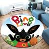 Bing Round Area Rug,Carpet Rug for Living Room Bedroom Sofa Playroom Decor,Non-slip Floor Mat