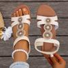 Women Flat Sandals Elastic Ankle Strap Beach Shoes Women Bohemian Flats Sandals Lightweight Designer Shoes Zapatos De Mujer