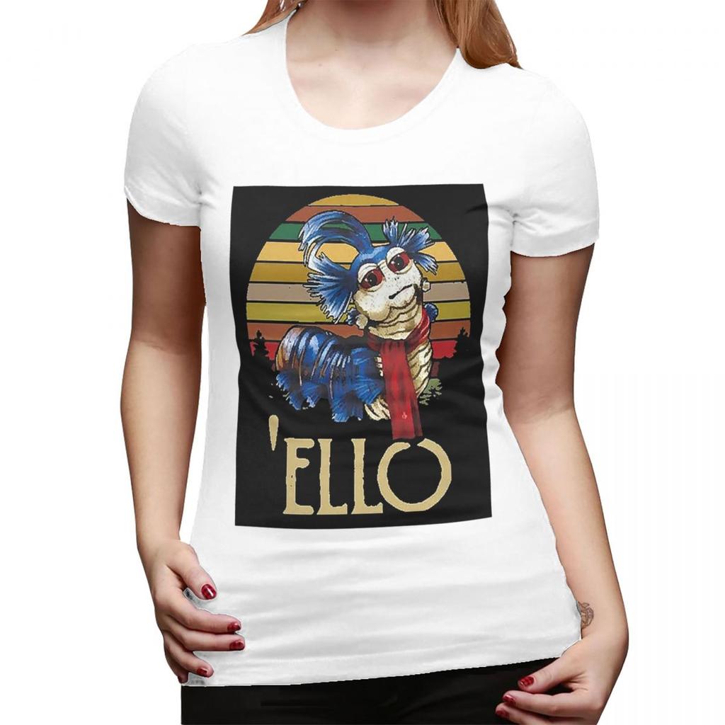 Labyrinth The Worm Ello Cult Labyrinth TShirt for Women Crew Neck Streetwear T Shirts Womens Tees Short Summer Clothes Tops