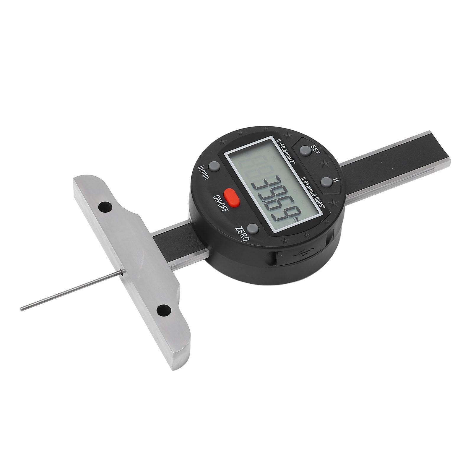 

Цифровой глубиномер Высокоточный ЖК-дисплей Электронный индикатор глубины Измерительный инструмент с данными