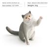Cat Cartoon Pvc Sculpture With Realistic Form For Home Display Gift Childrens