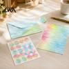 Creative Paper for Daily Writing Watercolor Letterhead Set, Envelopes Letter And Stickers Elegant Stationery Kit Women Kit, Handwritten Correspondence