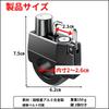 Kouizam Helmet Holder, Helmet Lock, Reinforced Type, For Motorcycles, Bicycles, Anti-Theft, Lightweight, Durable, Helmet