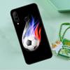 Fire Football Soccer Ball For Huawei Nova 12s 12i 11i 7i 8i 9 10 SE Y91 Y90 Y60 Y70 Y72 Y61 P60 Pro P30 P40 Lite Case