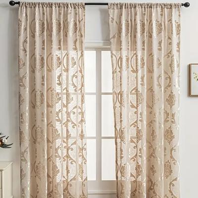 1PC of Irregular Artistic Striped Sheer Curtains Suitable for Various Settings, Offering A Sophisticated Elegance That Is Soft and Resistant