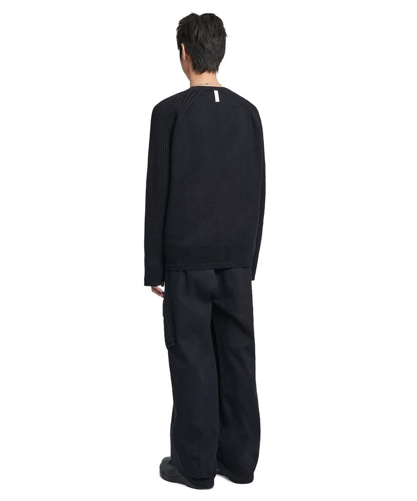 Nomaenyueol Slash Cargo Pants - Black