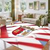 Braga FC Design Crystal Velvet Rug Soft Decorative Mat for Bedroom Entrance