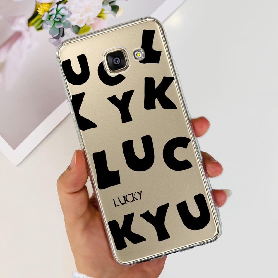 Pour Samsung Galaxy A5 2016 Coque Samsung A5 2017 2015 A500F A520F SM-A510F Impression Élégante Silicone Souple TPU Coque Arrière de Téléphone