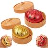 Heißer Glitzer Knödel Squishy mit Box Knödel Sensorisches Quetschspielzeug zur Stressbewältigung Geschenk für Fans Heim- und Bürodekoration