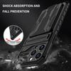 for iPhone 13 13 12 Pro Case Wallet 3-Card Flip Cover Credit Card Holder Slot Back Pocket Dual Layer Protective Hybrid Hard Case
