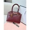 Miu's 2025 Retro Large-Capacity Shell Handbag: Fashionable, Versatile Tote & Briefcase