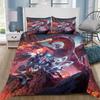 Dungeons & Dragons D20 Dice Bedding Set for Kids Gifts,Soft Microfiber Duvet Cover with Pillowcases 50x75cm Customizable size