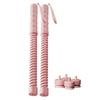 2 Pcs Non-Slip Handle Cordless Battle Rope Adjustable Resistance Power Training Rod  Arm Strength