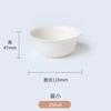 20pcs Disposable Bowl Food Grade Thickened High Temperature Rice Bowl Household High Quality Noodle Bowl Rice Husk Tableware