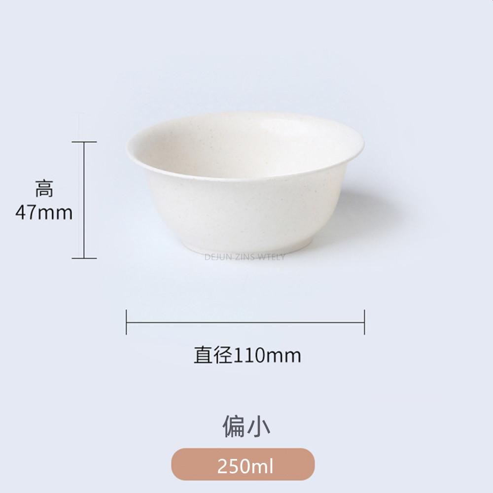 20pcs Disposable Bowl Food Grade Thickened High Temperature Rice Bowl Household High Quality Noodle Bowl Rice Husk Tableware