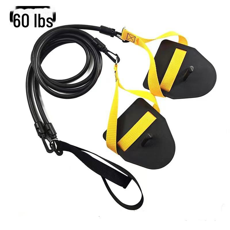 "Professional Swim Training Pull Rope: Paddling Hand Web for Child & Adult Freestyle Arm Strength Simulation"