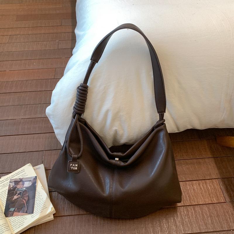 Lazy Style Casual Commuting Shoulder Bag, Large Capacity Tote Bag