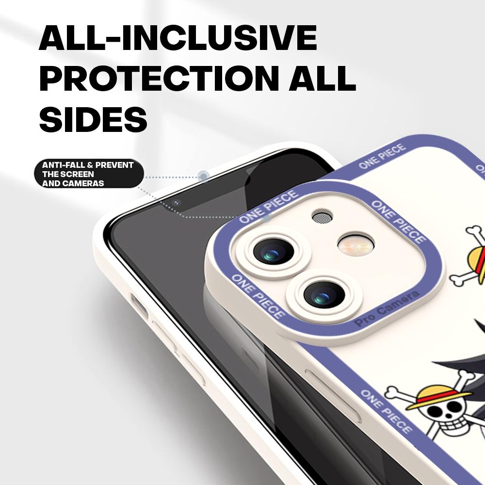 Phone Case Soft Rubber TPU Cellphone Casing Full Cover Camera Protection Design Shockproof Cover for OPPO Realme