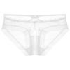 Mens Strappy Crotchless Panties Sexy Exotic Lingerie Nightwear Gay Male Sissy Lace Trim Sheer Mesh Open Crotch Underpants